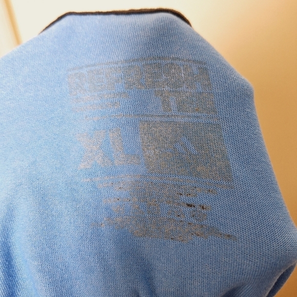 Adidas Men's Blue Short Sleeve Crew Neck Refresh Tee Size XL - Picture 5 of 5